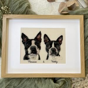 2 Pet - 20"x 16" Frame